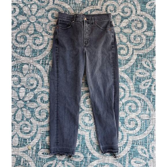 Express Black Mom Jeans Super High Rise - Size‎ 8 - Picture 2 of 11